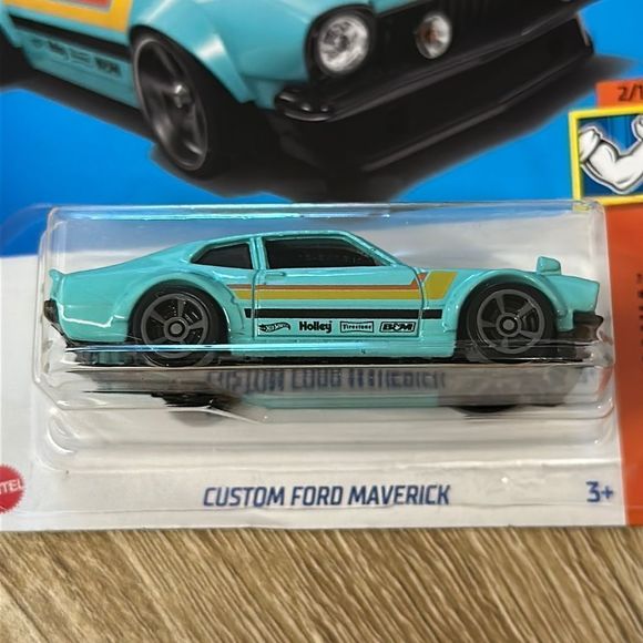Hot Wheels 2023 - 1974 Custom Ford Maverick “Muscle Mania 2/10” Toy Car Model - Picture 3 of 8